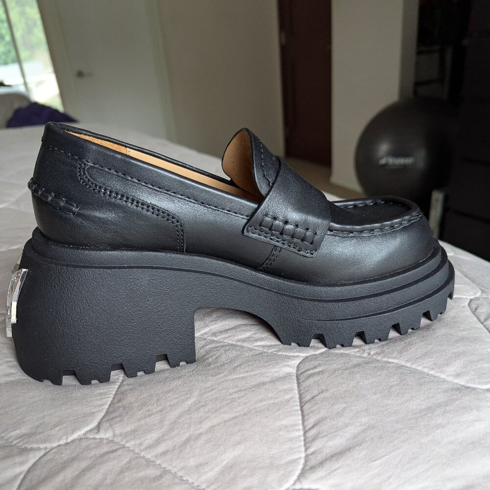 NIB Naked Wolfe Swish Platform Loafers 9.5